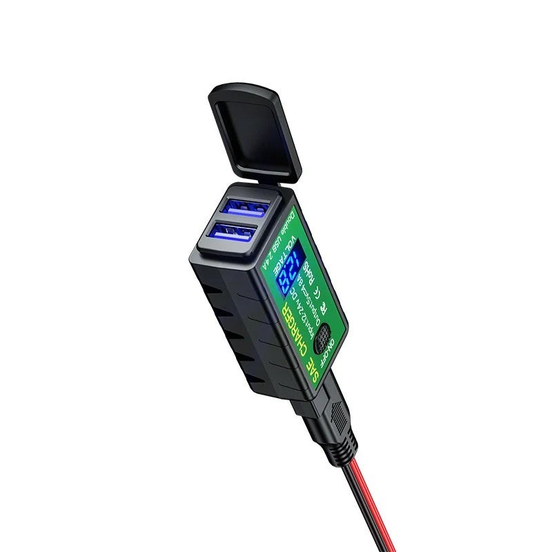 Bluejw High Speed 18W USB Car Charger Adapter with USB-C Cable, Modern Design Automobile Charger for Fast Charging Mobile Phones - Image 1